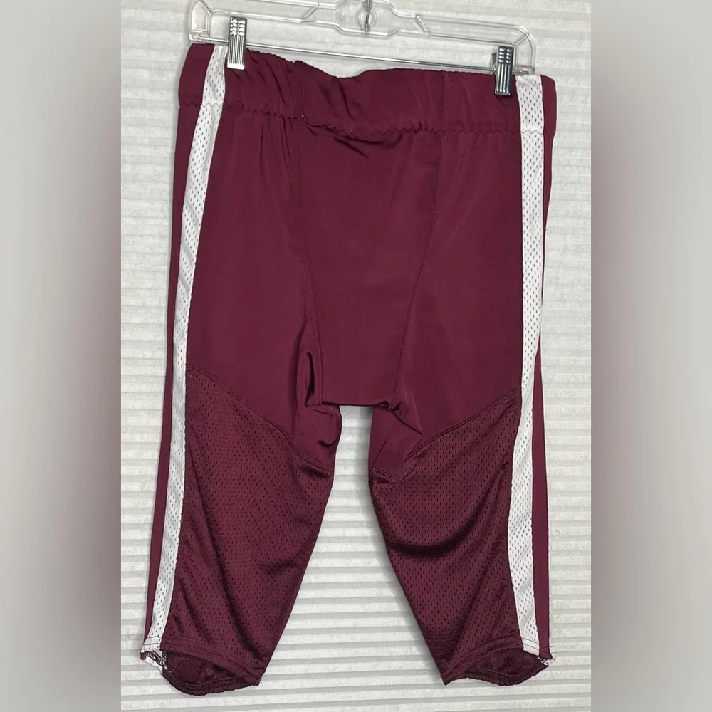 Nike Men’s  football pants maroon burgundy white size Large NEW